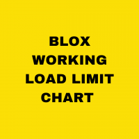 BLOX WORKING LOAD LIMIT CHART
